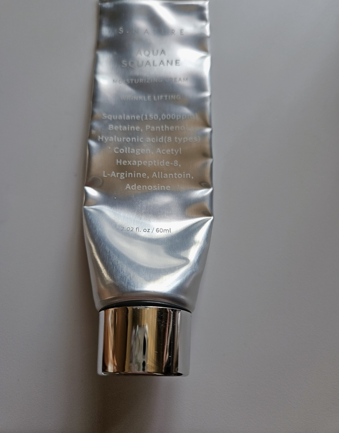 水库角鲨烷补水面霜的真实用户使用照片