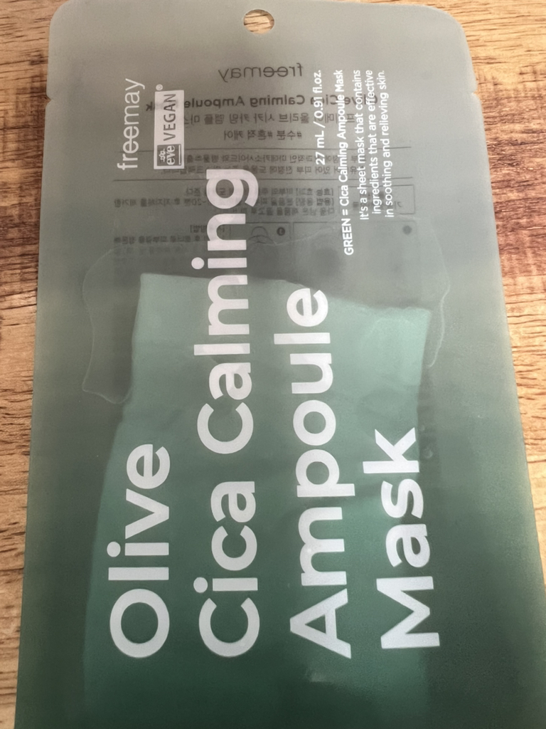 Olive Cicca 魅力安瓶面膜的真实用户使用照片