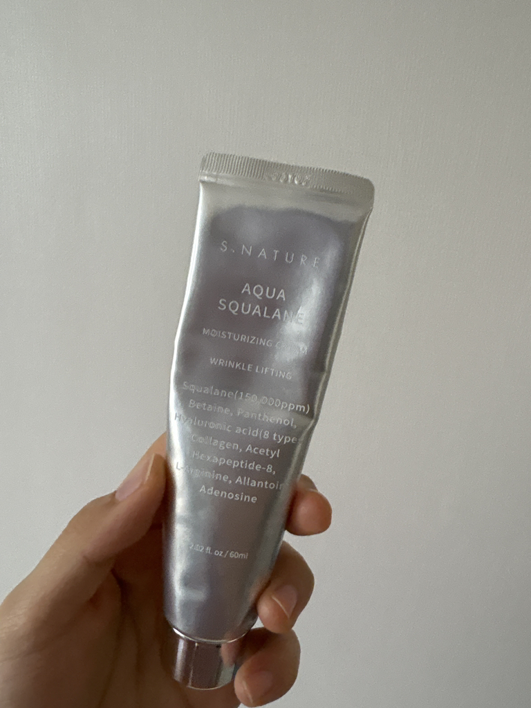 水库角鲨烷补水面霜的真实用户使用照片