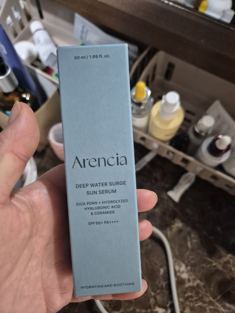 ARENCIA Deep Water Surge Sun Serum [SPF50+/PA++++] review image