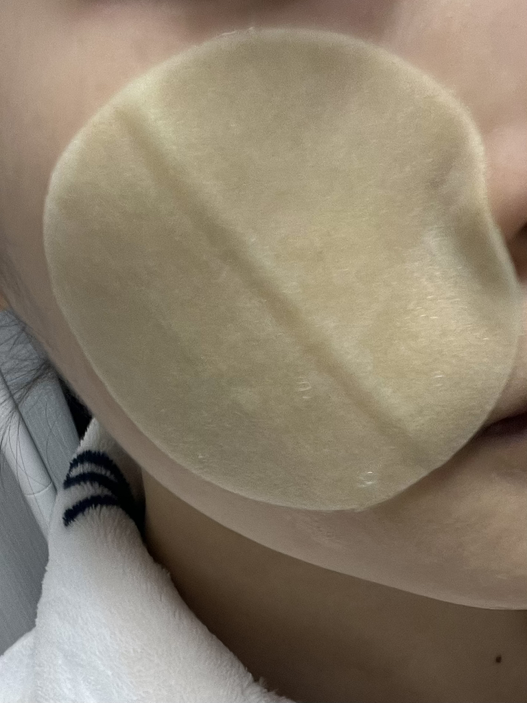 AC 深层舒缓毛孔化妆棉的真实用户使用照片