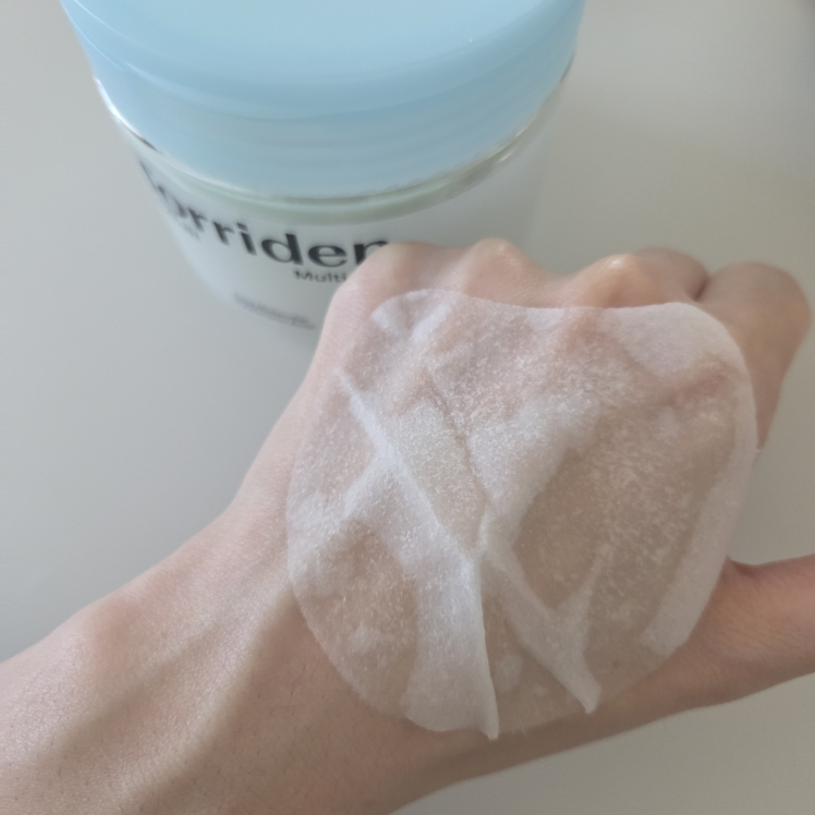 低分子玻尿酸爽肤棉片的真实用户使用照片