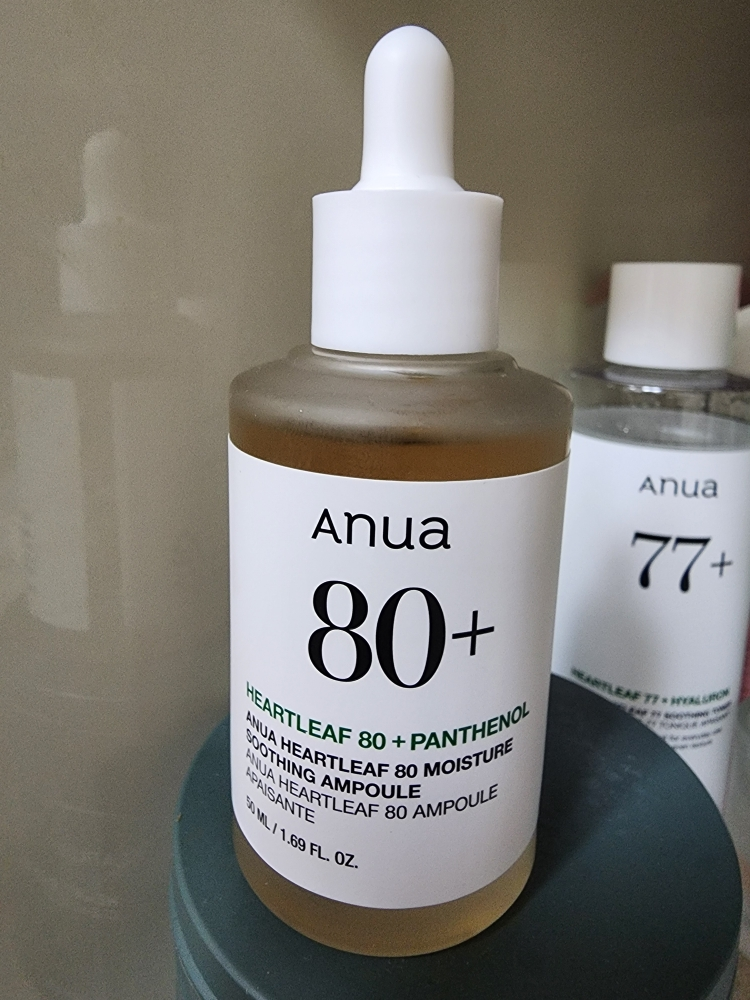 鱼腥草舒缓水润安瓶精华的真实用户使用照片