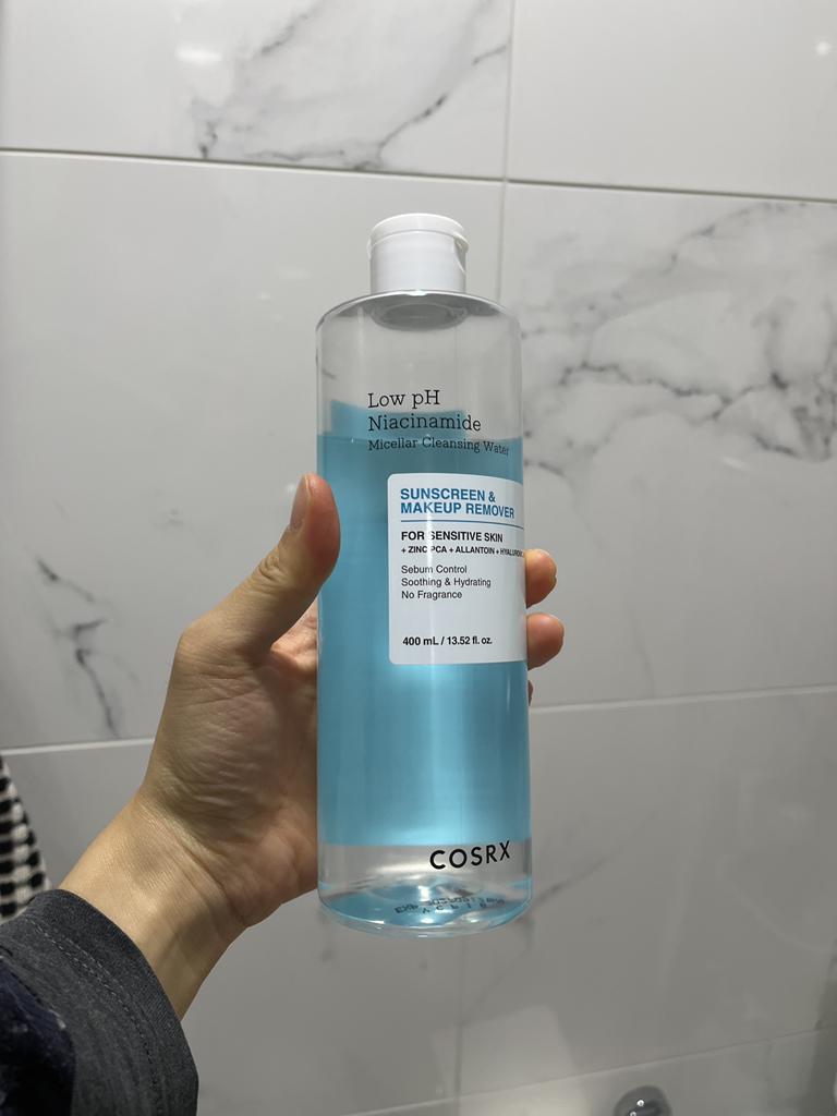 弱酸性烟酰胺胶束洁肤水的真实用户使用照片