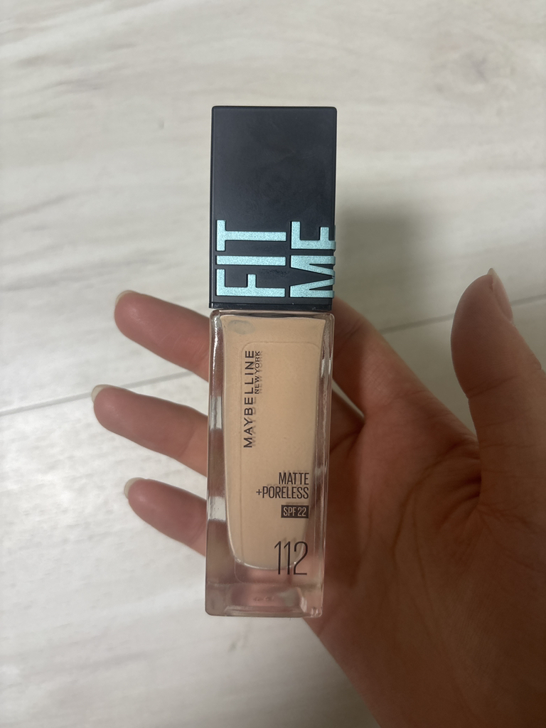 美宝莲纽约 Fit Me 粉底液 [SPF22] [112 天然象牙色] [1.5 毫升 common.review image