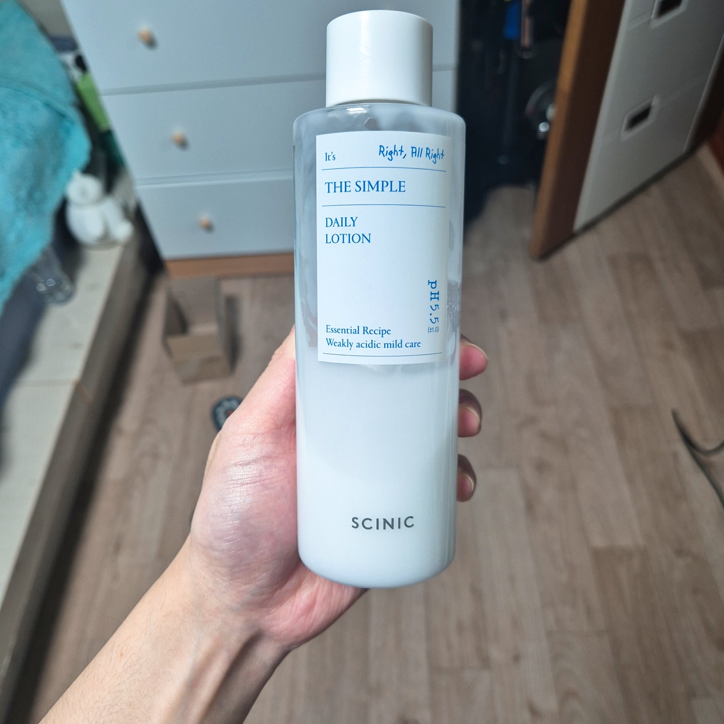 简单日用润肤露的真实用户使用照片