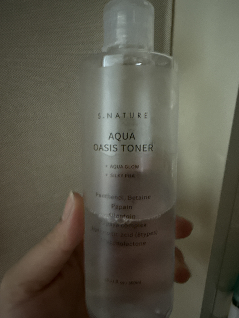 水之绿洲爽肤水的真实用户使用照片