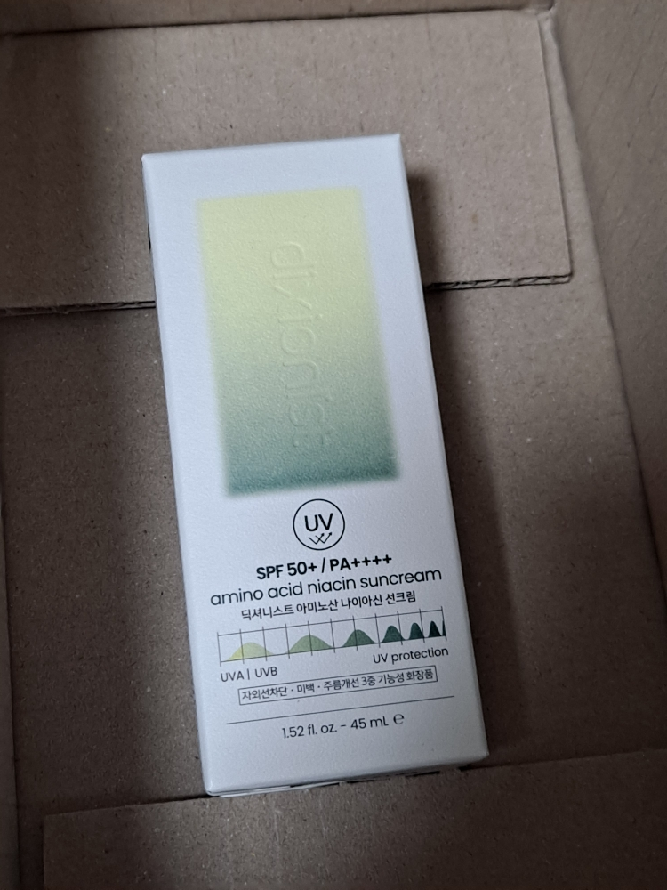 딕셔니스트 (dixionist) 아미노산 나이아신 선크림 [SPF50+/PA++++] review image