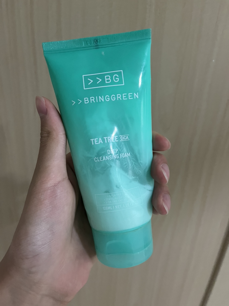 브링그린 (BRINGGREEN) 티트리시카딥클렌징폼 review image
