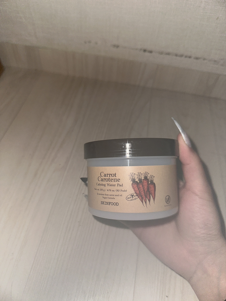 스킨푸드 (SKINFOOD) 캐롯 카로틴 카밍 워터 패드 review image