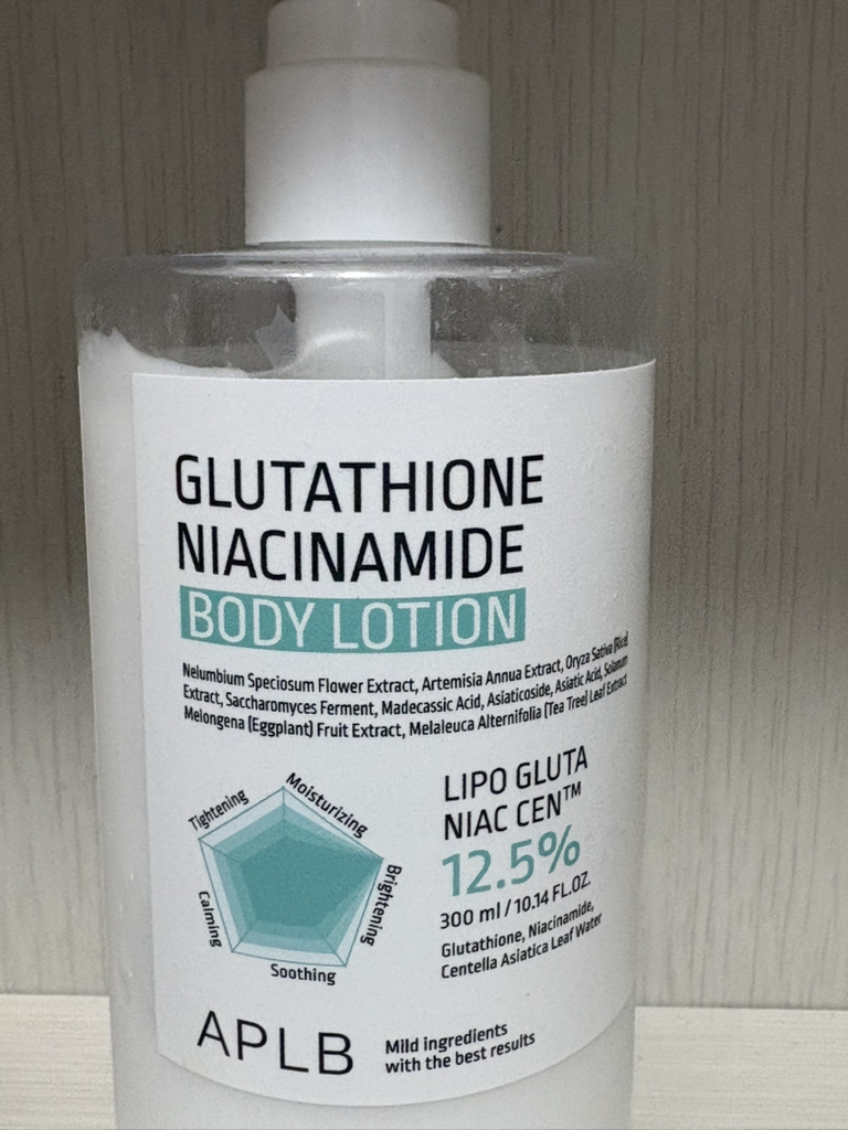 APLB GLUTATHIONE NIACINAMIDE BODY LOTION Reviews for Combination Skin