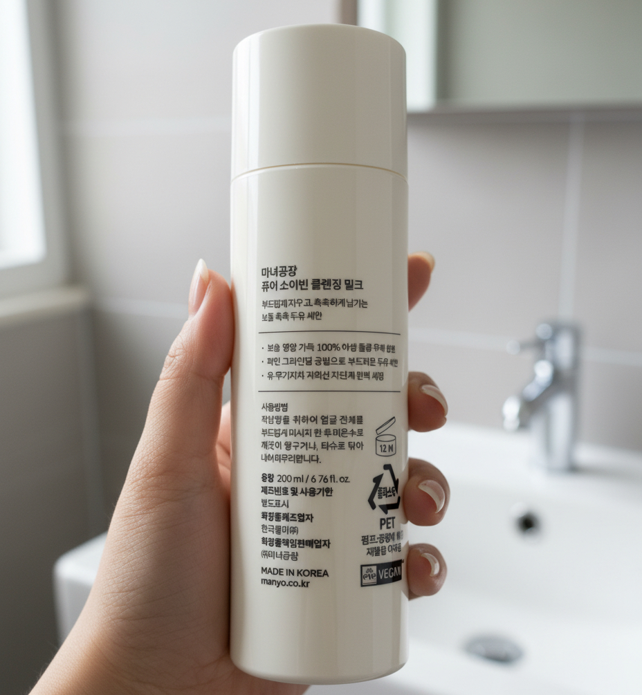 纯大豆洁面乳的真实用户使用照片