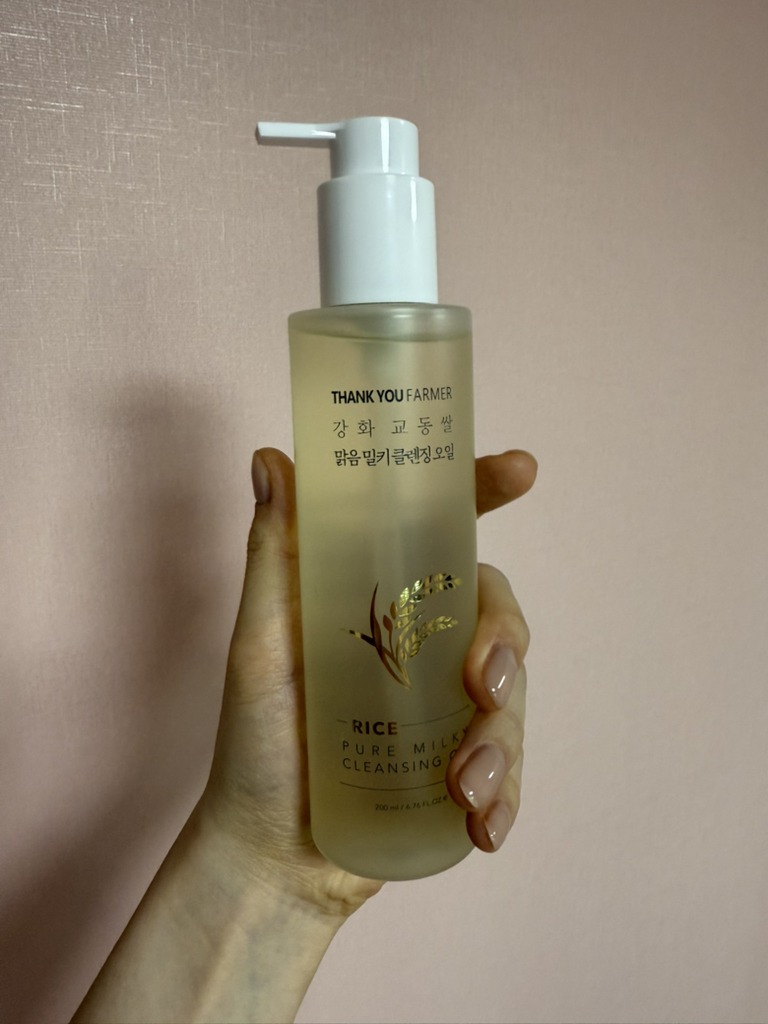 땡큐파머 (THANKYOUFARMER) 강화 교동쌀 맑음 밀키 클렌징 오일 review image