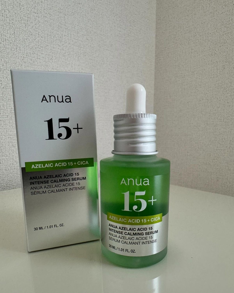 ANUA AZELAIC ACID 15 INTENSE CALMING×15 ANUA Azelaic Acid 15 Intense Calming Serum 30ml