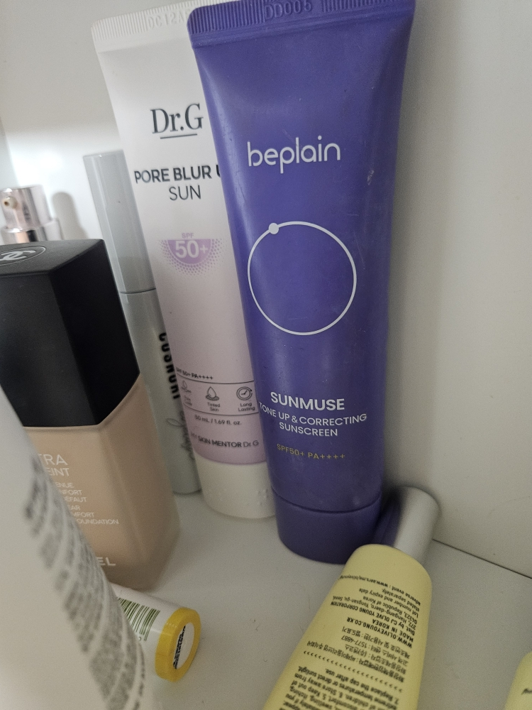 비플레인 (beplain) 선뮤즈 톤업&코렉팅 선크림 [SPF50+/PA++++] review image