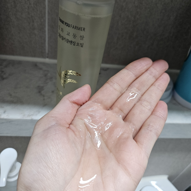 땡큐파머 (THANKYOUFARMER) 강화 교동쌀 맑음 밀키 클렌징 오일 review image