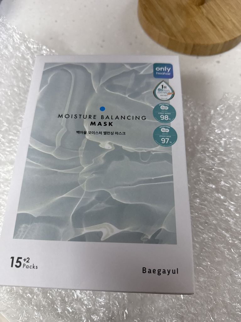 백아율 (Baegayul) 모이스처 밸런싱 마스크 review image