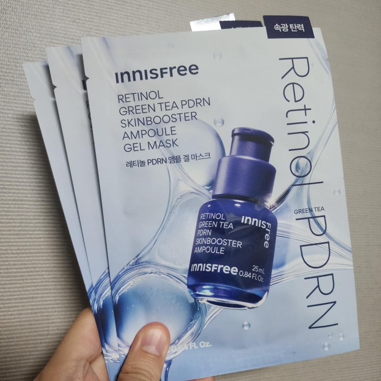INNISFREE Retinol PDRN Skin Booster Ampoule Gel Mask review image