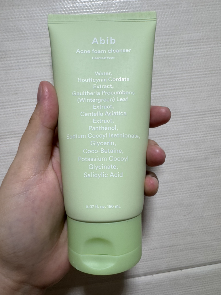Abib Acne Foam Cleanser Eucheuma Foam review image