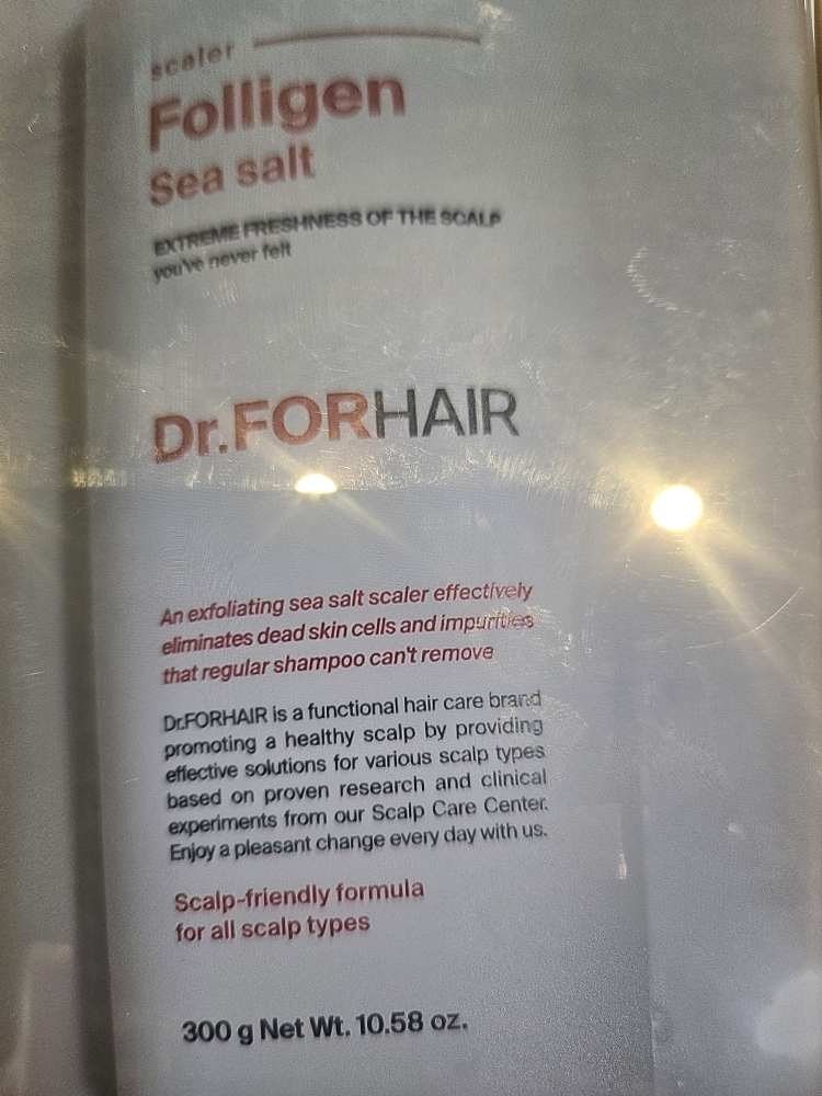닥터포헤어 (Dr.FORHAIR) 폴리젠 씨솔트 스케일러 두피스케일러 review image