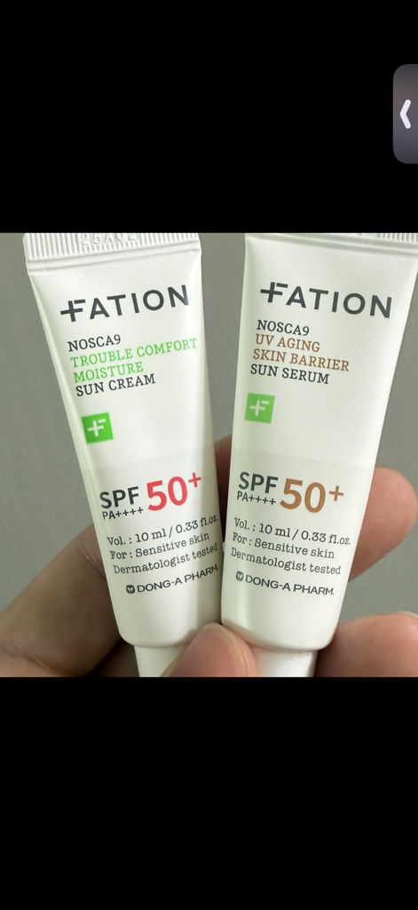 FATION Noscana Trouble Comfort Moisturizing Sunscreen [SPF50+/PA++++] review image