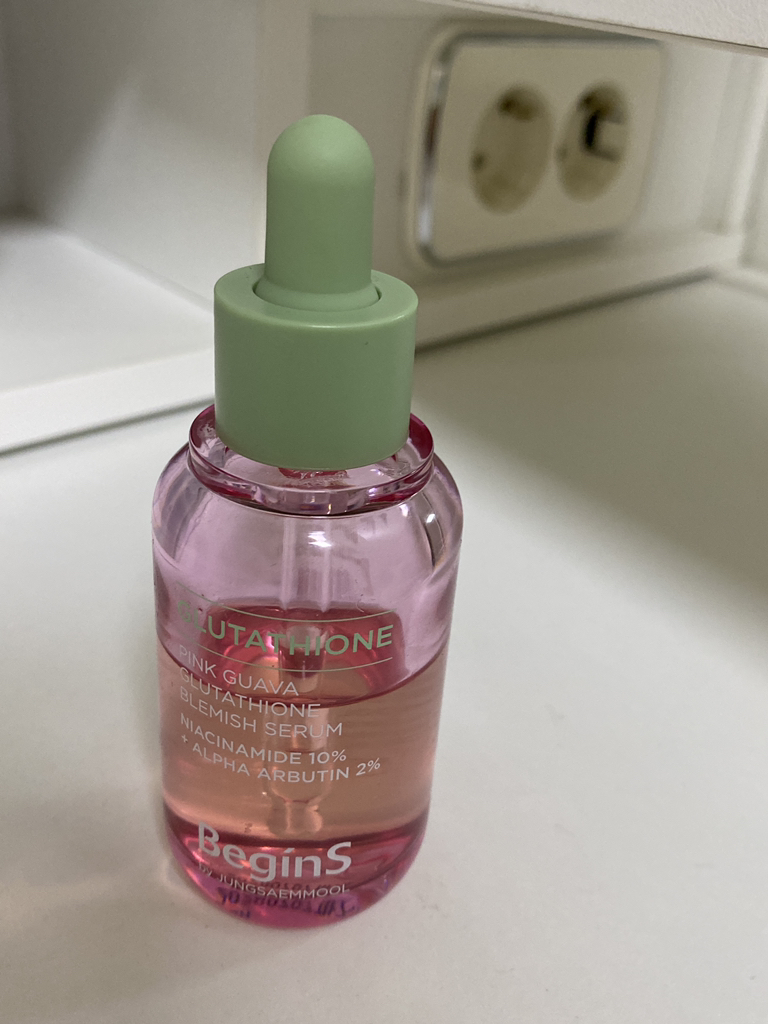 비긴스바이정샘물 (BeginSbyJUNGSAEMMOOL) 핑크 구아바 글루타치온 흔적 세럼 review image