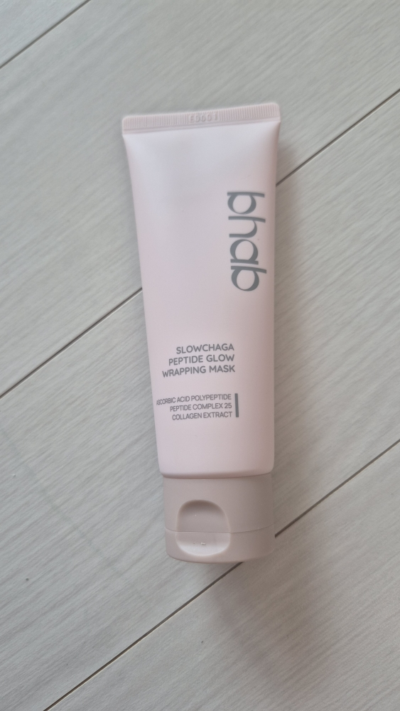비햅 (bhab) 슬로우차가 펩타이드 글로우 랩핑 마스크 review image