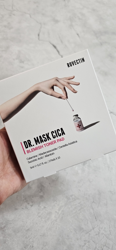 ROVECTIN Dr. Mask Sica Blemish Toner Pad review image