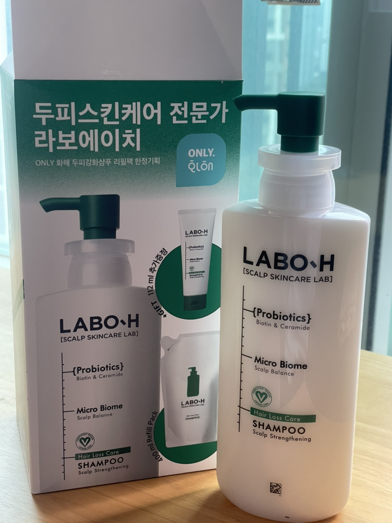 头皮强健诊所脱发缓解洗发水的真实用户使用照片