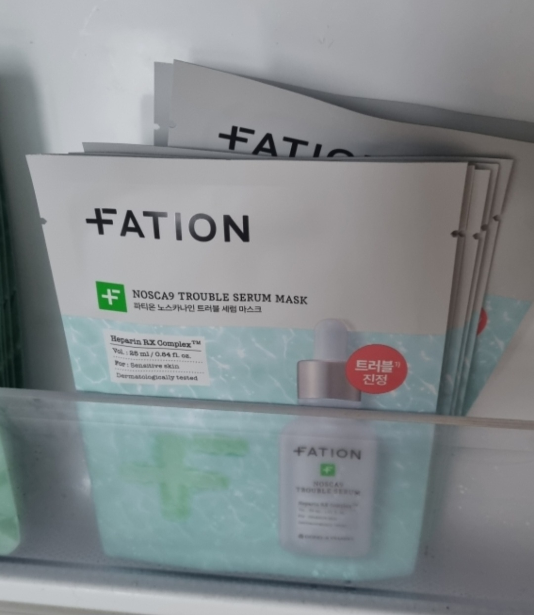 파티온 (FATION) 노스카나인 트러블 세럼 마스크 review image