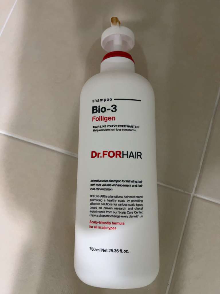 닥터포헤어 (Dr.FORHAIR) 바이오3 탈모완화 샴푸 복합성 두피용 review image
