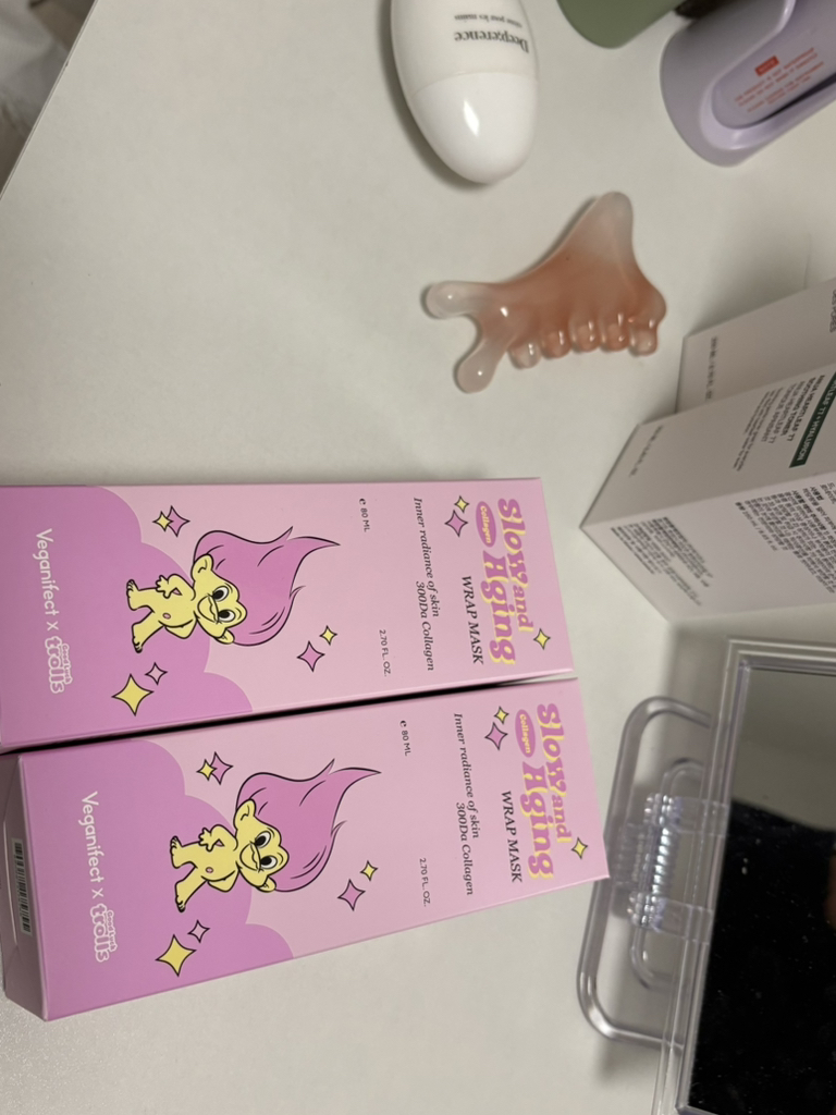 비건이펙트 (VEGANIFECT) 슬로우 앤 에이징 저분자콜라겐 마스크팩 review image