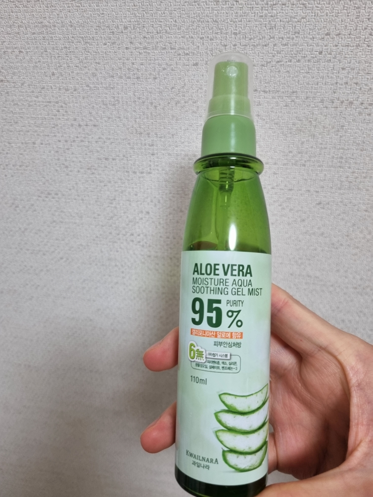 과일나라 (KWAILNARA) 알로에베라 모이스처 아쿠아 리얼 수딩젤 미스트 review image