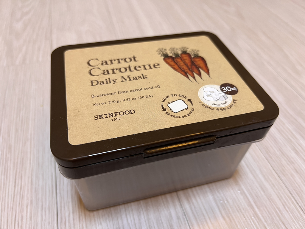 스킨푸드 (SKINFOOD) 데일리 마스크 [캐롯카로틴] review image