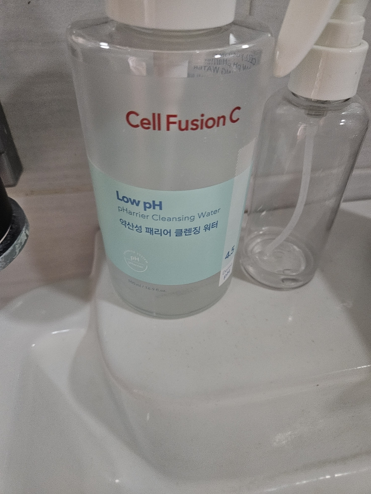 셀퓨전씨 (CellFusionC) 약산성 패리어 클렌징 워터 review image
