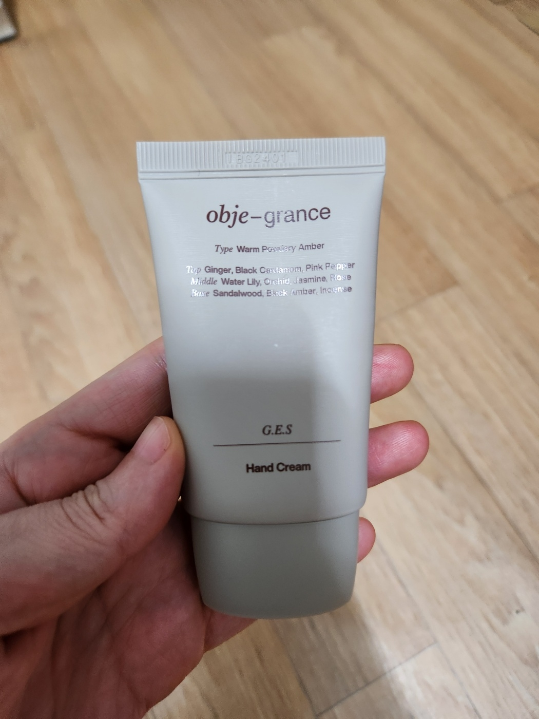 오브제그랑스 (obje-grance) 핸드크림 [제스] review image