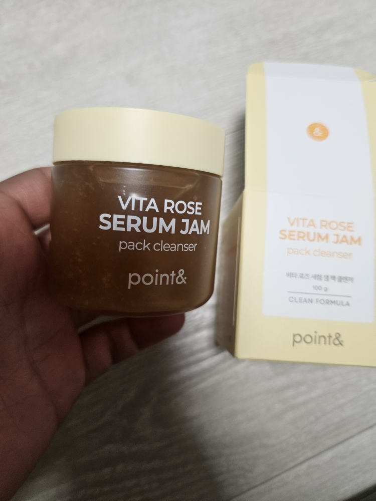 포인트앤 (point&) 비타 로즈 세럼잼 팩 클렌저 review image