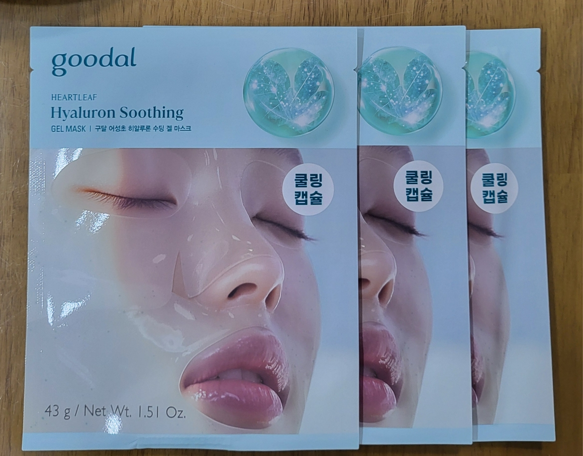구달 (goodal) 겔 마스크 [어성초히알루론수딩] review image