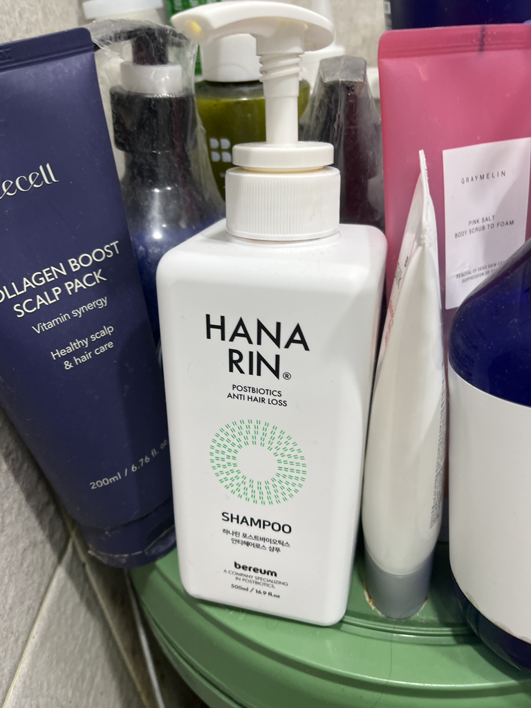 生化后防脱发洗发水的真实用户使用照片