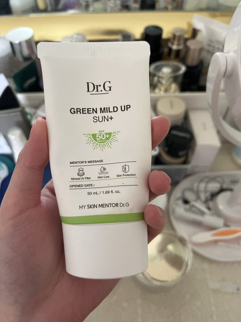 Ảnh đánh giá thực tế của người dùng về Green Mild Up Sun Plus [SPF50+/PA++++]