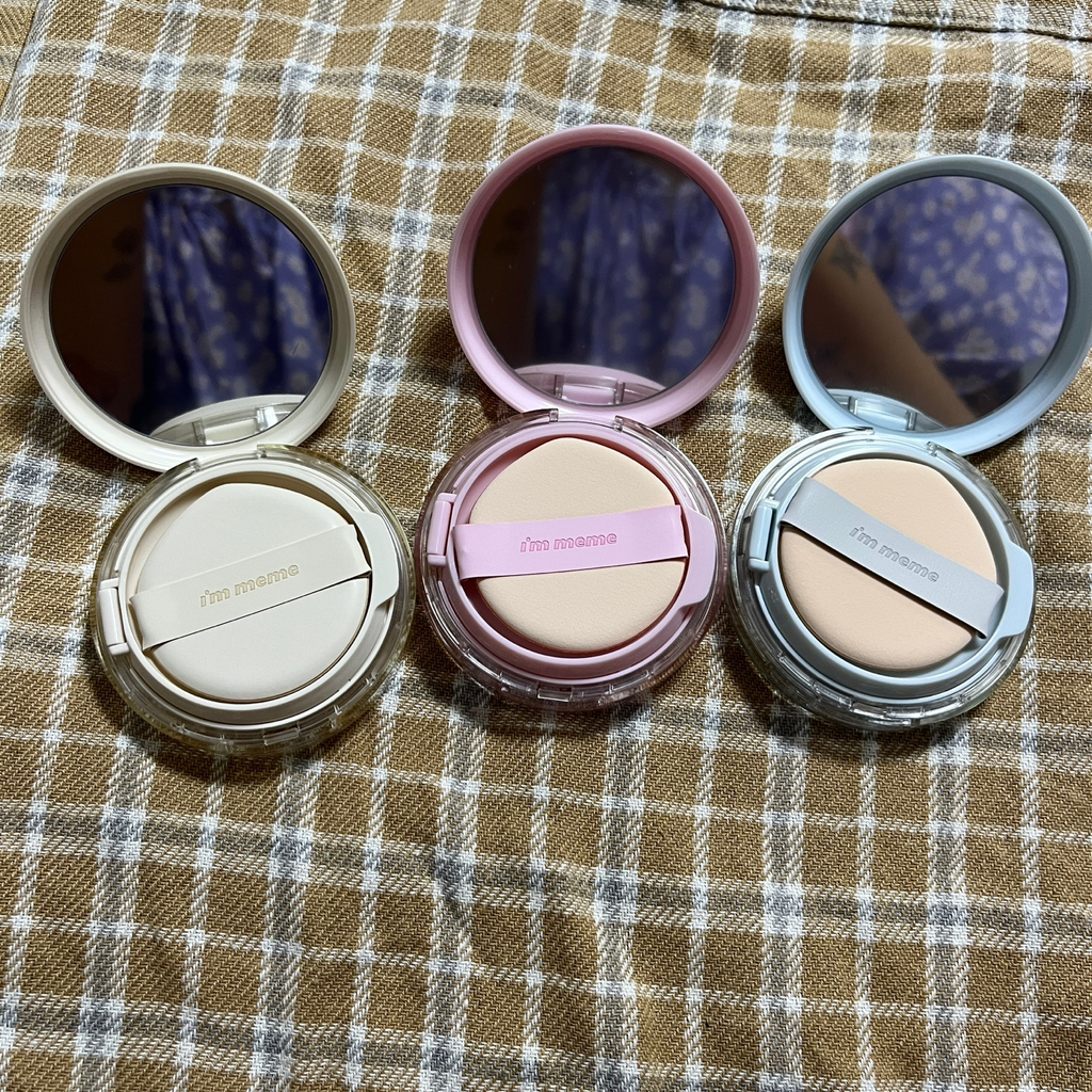 아임미미 (I'M MEME) 원더 글래스 래스팅 쿠션 [SPF50+/PA+++] [01 아이보리] review image