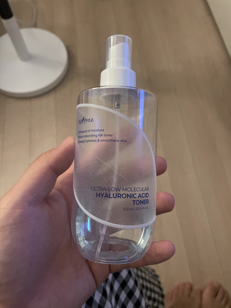 Ảnh đánh giá thực tế của người dùng về Toner Hyaluronic Acid siêu phân tử