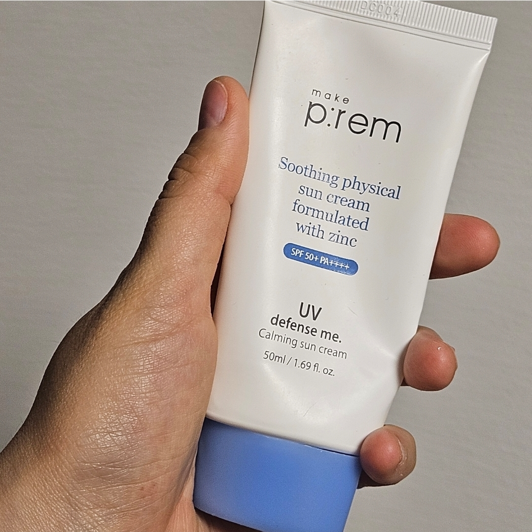 메이크프렘 (makep:rem) 유브이 디펜스 미 카밍 선크림 [SPF50+/PA++++] review image