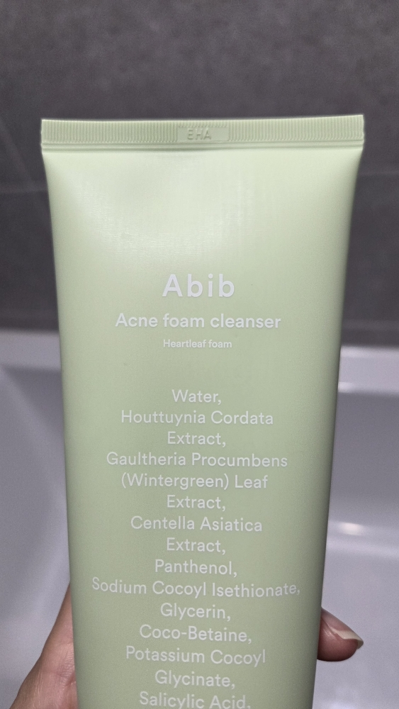 Abib Acne Foam Cleanser Eucheuma Foam review image