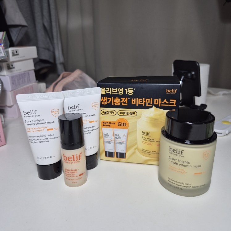 빌리프 (belif) 슈퍼 나이츠 마스크 [멀티비타민] review image