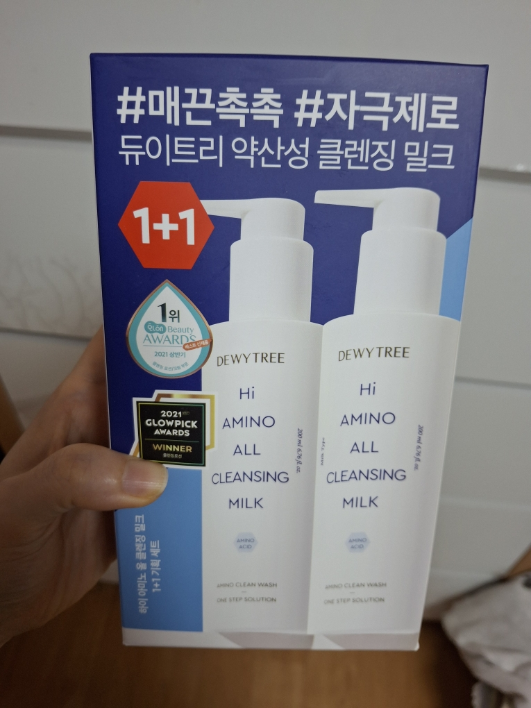 Ảnh đánh giá thực tế của người dùng về Hi Amino All Cleansing Milk