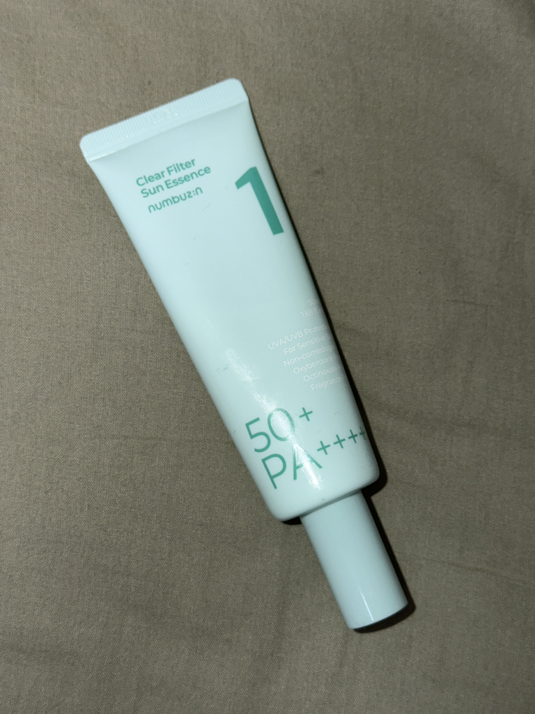넘버즈인 (numbuzin) 1번 청초 진정맑은 물막선크림 [SPF50+/PA++++] review image