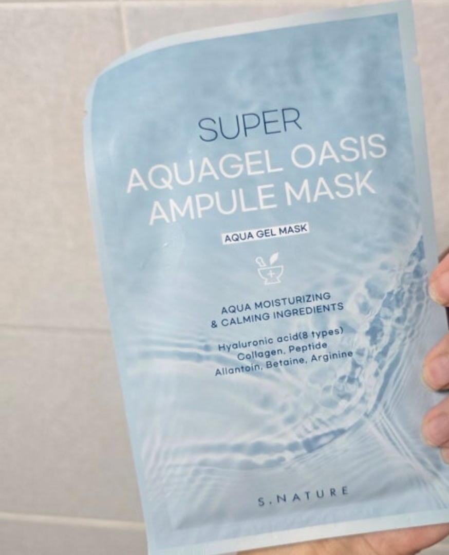 Ảnh đánh giá thực tế của người dùng về Mặt nạ ampoule Super Aqua Gel Oasis