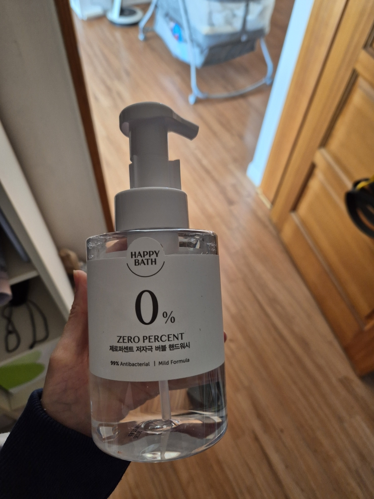 해피바스 (HAPPYBATH) 제로퍼센트 저자극 버블핸드워시 review image