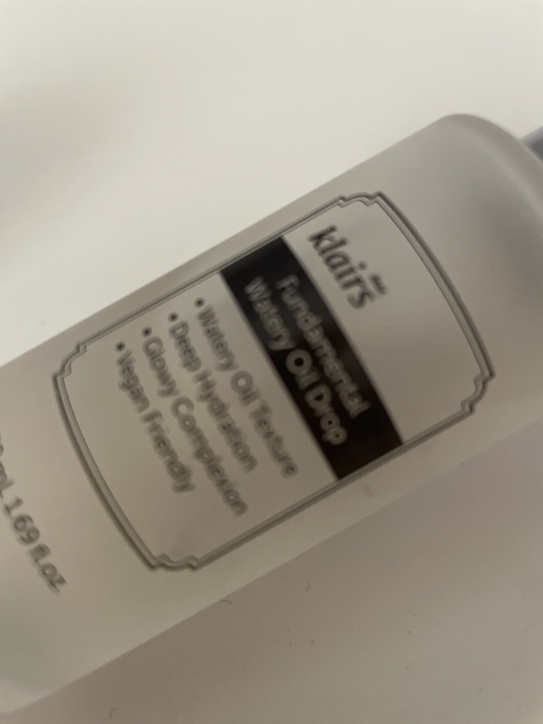 디어클레어스 (dearKlairs) 펀더멘탈 워터리 오일 드롭 review image